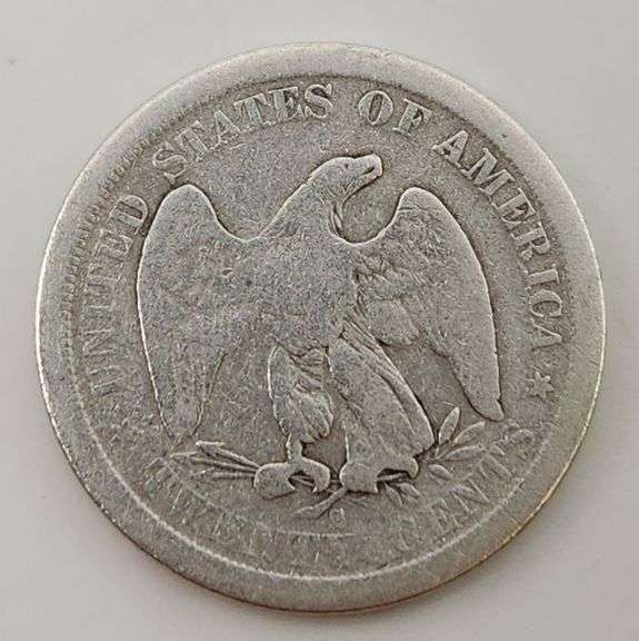 1875 Twenty Cent Coin, Circulated
