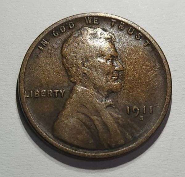 1911 S Wheat Penny, Circulated