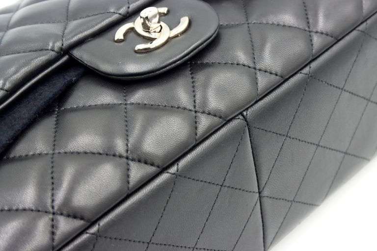 Chanel Jumbo Lambskin Silver Hardware w/ DB and Card
