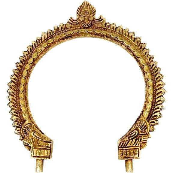 7.5 Inch Brass Prabhavali