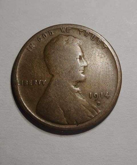 1914 D Wheat Penny, Circulated