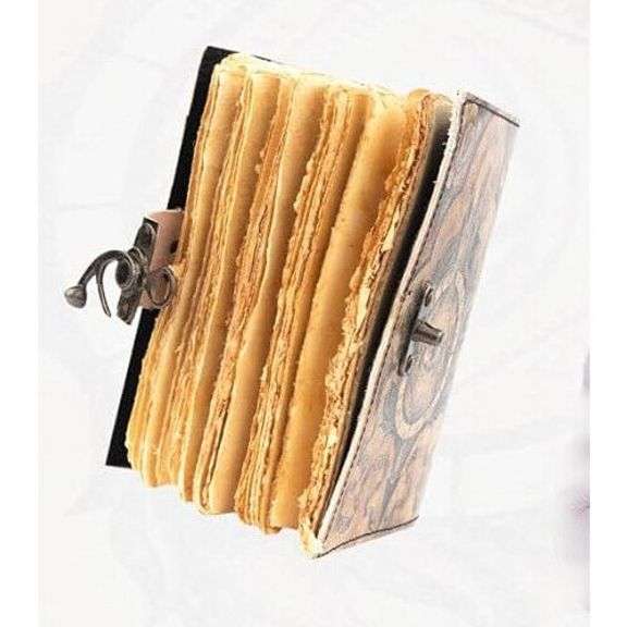 Leather-Bound Spell Book Journal