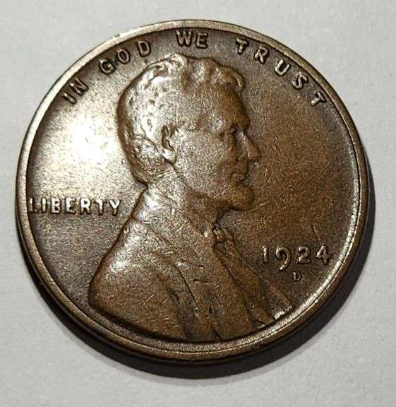 1924 D Wheat Penny, Circulated