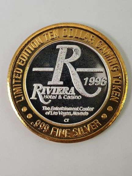 1996 Riviera Crazy Girls LE $10 .999 Silver Coin