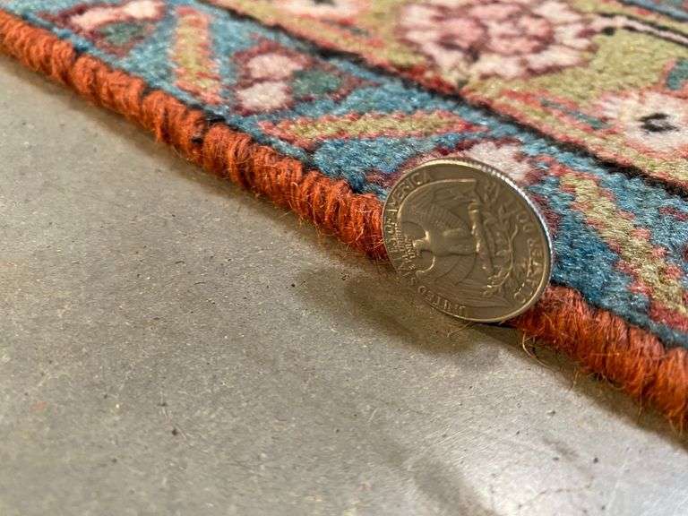 Stunning Vintage Tabriz Runner 3'X9'.2"