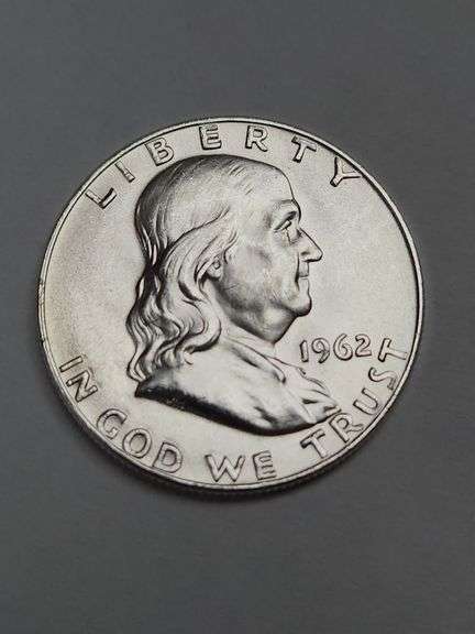 1962 D UNC Quality Franklin Half Dollar