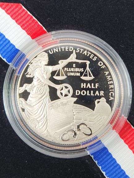 "LOT OF 4" U.S Commemorative Half Dollars, In Original Packaging