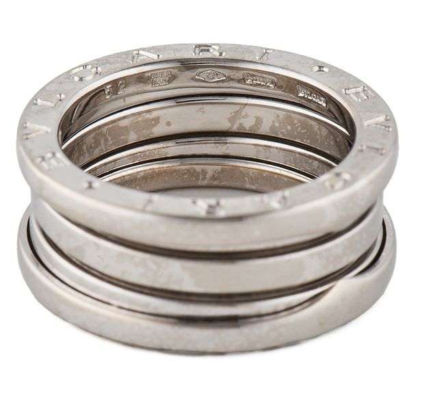 Bvlgari B.zero1 Triple Band Ring in 18K, SZ 52