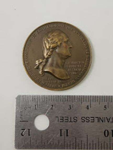 1904 Washington Monument Association 1749 Surveyed Alexandria Medal