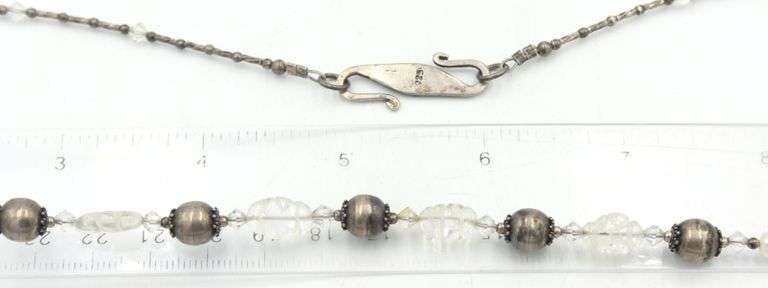 Group lot of  Vintage 925 sterling silver necklaces