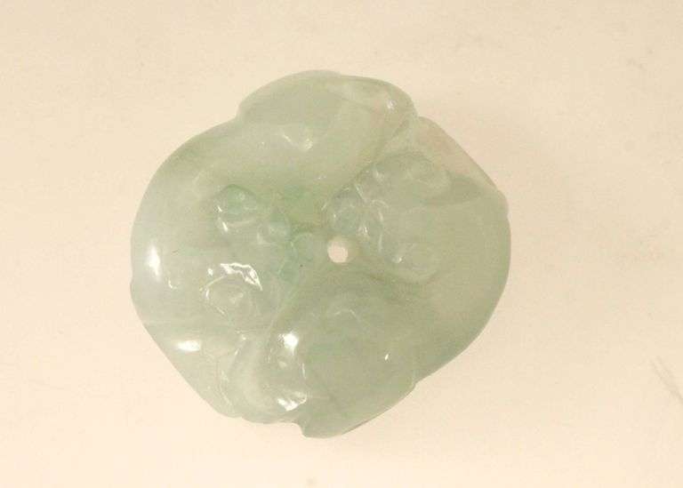 Type-A Jadeite Double Cat Amulet