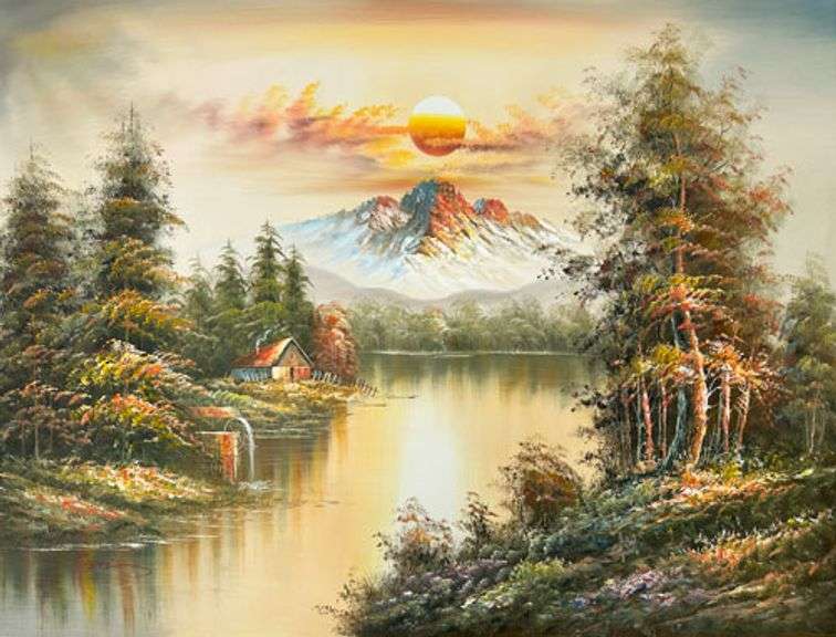 ONE OF A KIND UNIQUE  PAINTING ON CANVAS