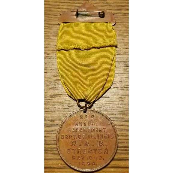 1897-1898 Civil War Veterans Medal Ribbon
