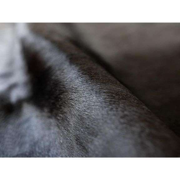 100% Genuine Dark Chocolate Brown Cowhide Rug
