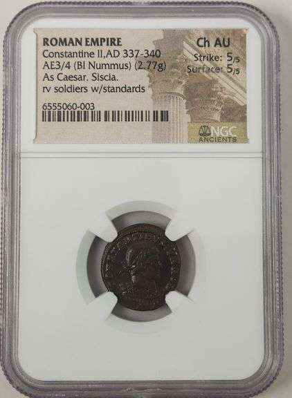 AD 337-340 Roman Empire Ch AU