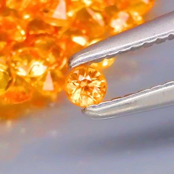 Superb 4.15ct diamond cut Songean Sapphire set