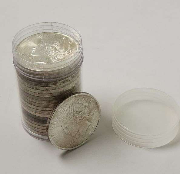20 Peace Dollars, AU Quality +,1922-1924