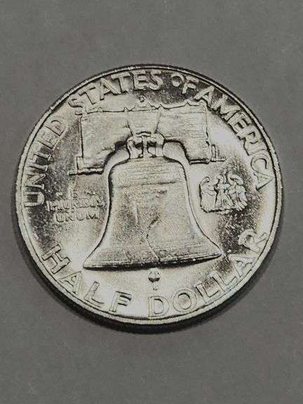 1963 D UNC Quality Franklin Half Dollar