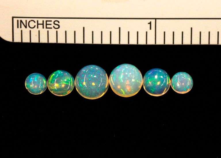 Fine Opal Cabochons - Lot of 6