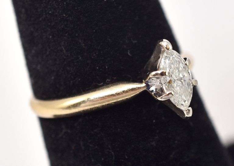 Darling Solitaire Diamond Engagement Ring in 14K Yellow Gold