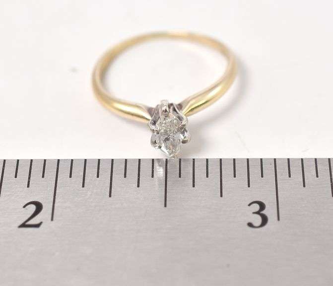 Darling Solitaire Diamond Engagement Ring in 14K Yellow Gold