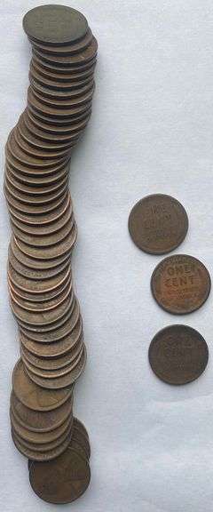 1918 D Lincoln Cent Roll