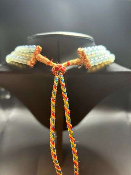 Stunning 406.5 Cttw 3 Strand Natural Chalcedony Necklace