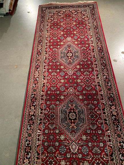 Classic Persian Bidjar Design Runner 12'