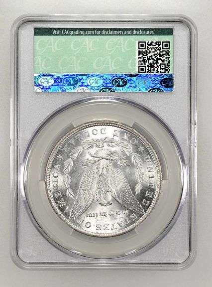 1879 Silver Morgan Dollar, CAC MS62