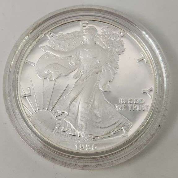 1986 S Silver American Eagle, Proof