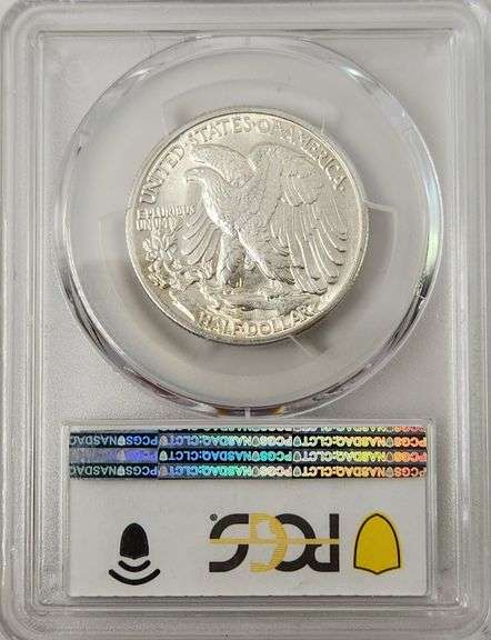 1941 Walking Liberty Half Dollar, PCGS AU58