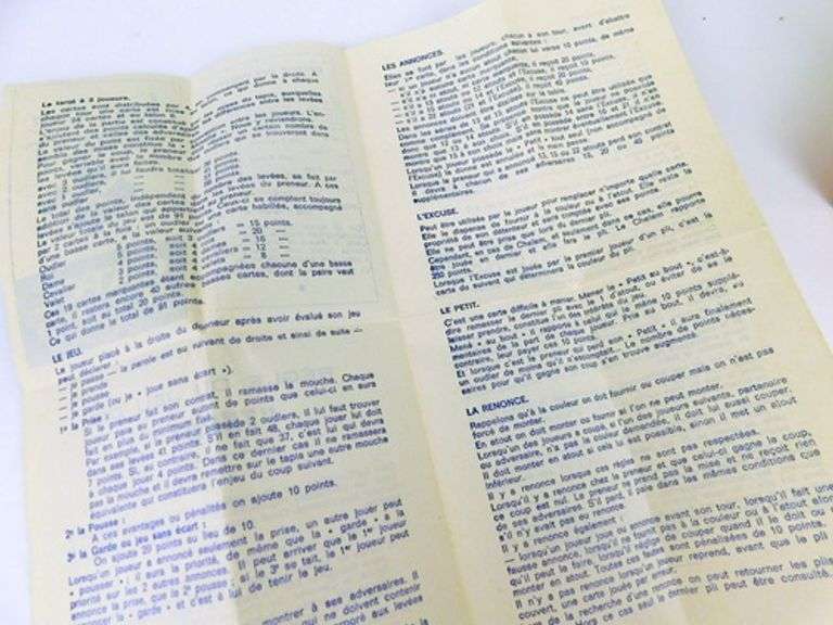 1960's French Catel Tarot Cards, Complete