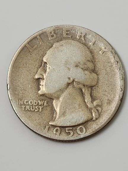 1950-S/D Washington Quarter, Circulated