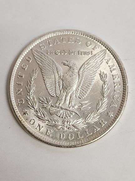 1889 Morgan Silver Dollar, Cleaned