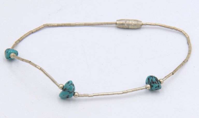 Lot of 2 vintage 925 sterling silver bracelets