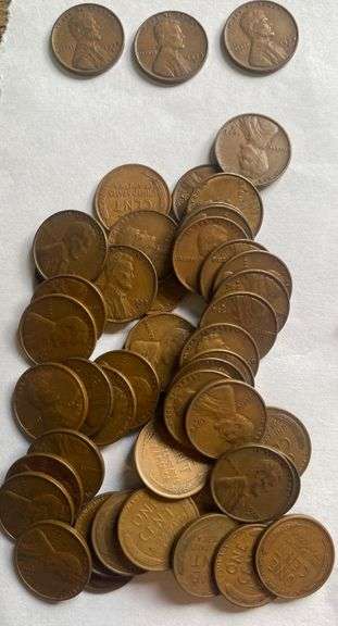 1938 S Lincoln Cent Roll. VF or Better