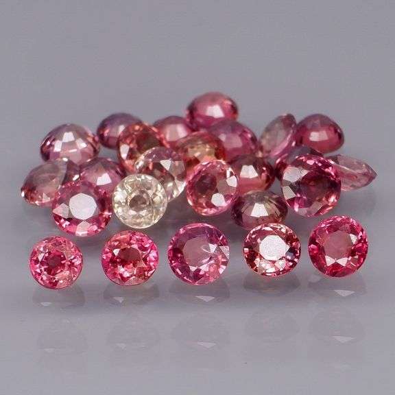 Untreated!!! 3.80ct fancy rose colored Songean Sapphire set!