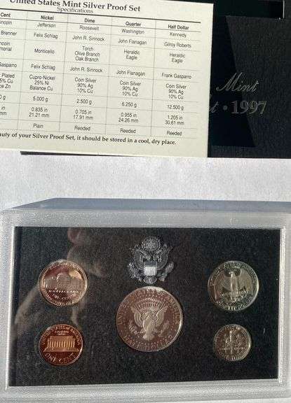 1997 Silver US Proof Set