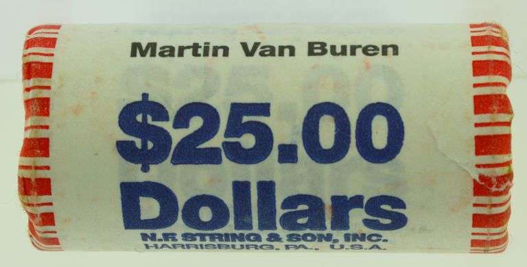 2007 Thomas Jefferson Presidential Dollar $25 Coins Unopened $1 Roll