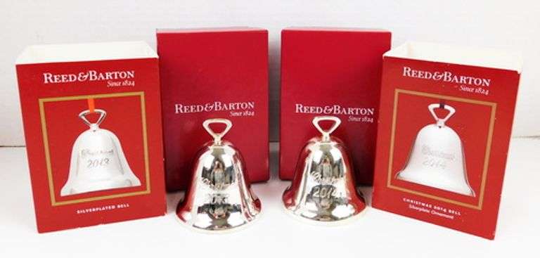 2 Reed & Barton Christmas Bells, 2013 & 2014