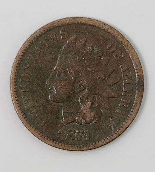 1874 Indian Head Cent DDO FS-101, Circulated