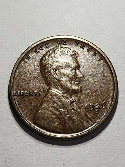 1926 S Wheat Penny, Circulated