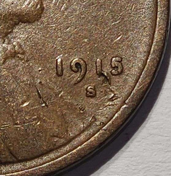 1915 S Wheat Penny, Circulated