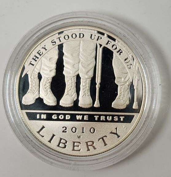 2010-W $1 American Veterans Disabled for Life PR DCAM