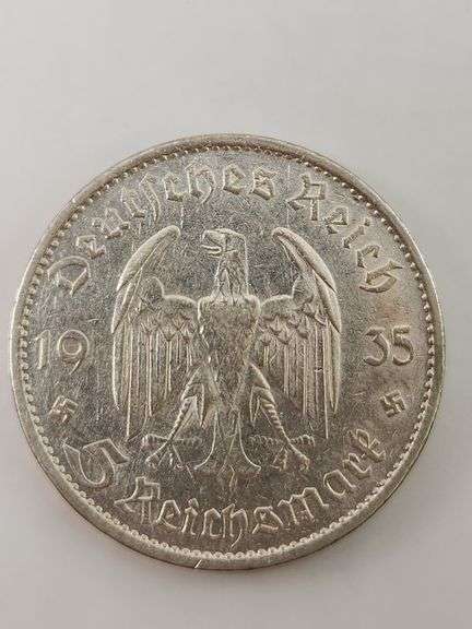 1935 G 5  Reichsmark, Circulated