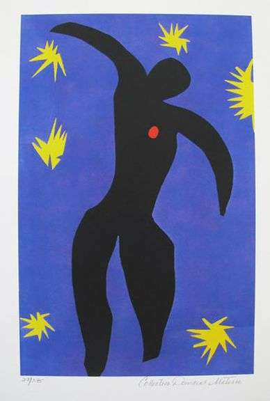 Henri Matisse, Icarus, Handsigned By The Estate
