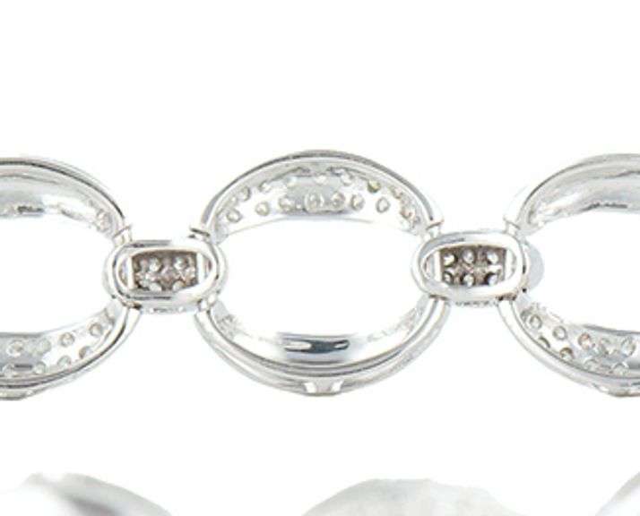 Frederic Sage 1.62ctw Diamond Loop Link Bracelet in 18K