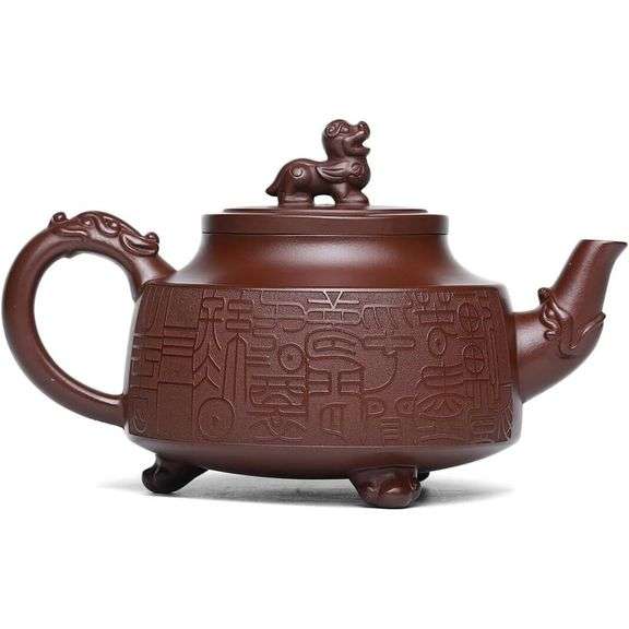 Yixing Purple Clay Handmade Teapot
