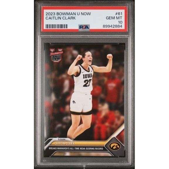 Caitlin Clark Basketball Rookie Card Gem Mint