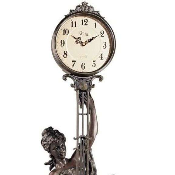 Virgin and Angels Grand Pendulum Clock